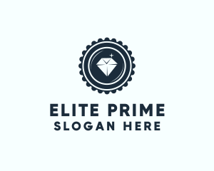 Diamond Jewelry Badge logo design