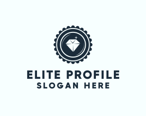 Diamond Jewelry Badge logo design