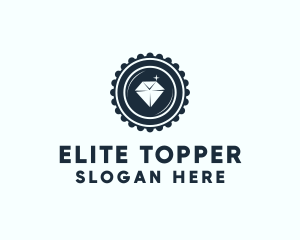 Diamond Jewelry Badge logo design