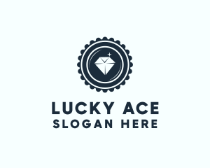 Diamond Jewelry Badge logo design