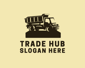 Dump Truck Vehicle Logo