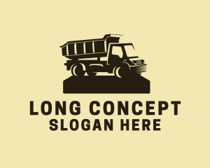 Dump Truck Vehicle logo