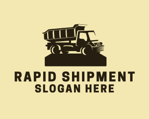 Dump Truck Vehicle logo design