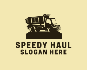 Dump Truck Vehicle logo design