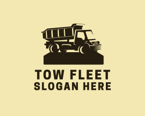 Dump Truck Vehicle logo design