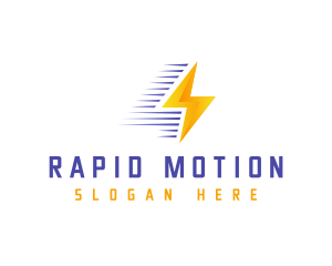 Fast Lightning Bolt logo design