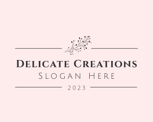 Eco Floral Wellness logo design