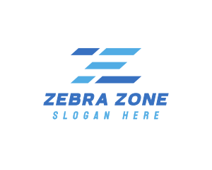 Modern Business Stripe Letter Z logo design