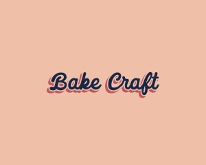 Retro Pop Craft logo design