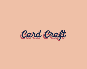 Retro Pop Craft logo design