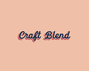 Retro Pop Craft logo design