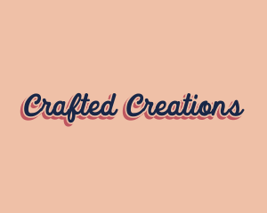 Retro Pop Craft logo design