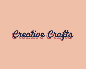 Retro Pop Craft logo design