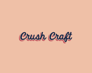 Retro Pop Craft logo design