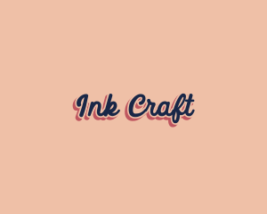 Retro Pop Craft logo design