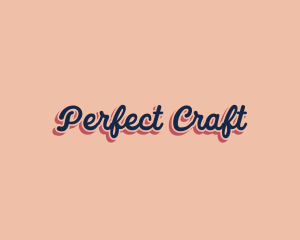 Retro Pop Craft logo design