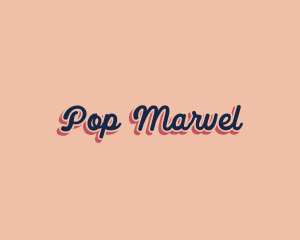 Retro Pop Craft logo design