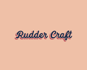 Retro Pop Craft logo design