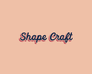 Retro Pop Craft logo design