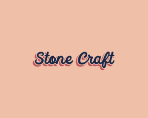 Retro Pop Craft logo design