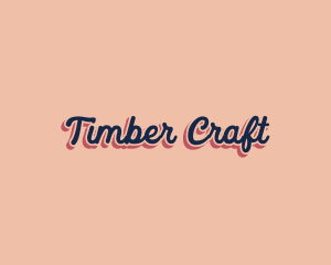 Retro Pop Craft logo design