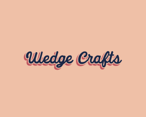 Retro Pop Craft logo design