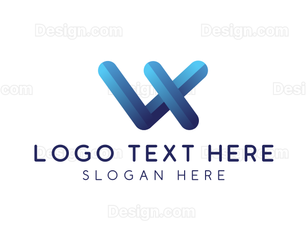 Generic Modern Letter W Logo