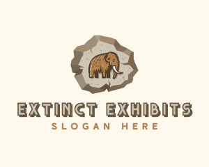 Ancient Mammoth Fossil logo