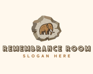 Ancient Mammoth Fossil logo