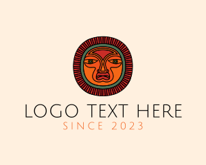 Mayan Ritual Mask logo