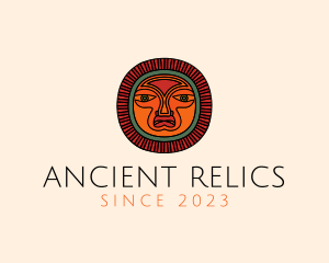 Mayan Ritual Mask logo design