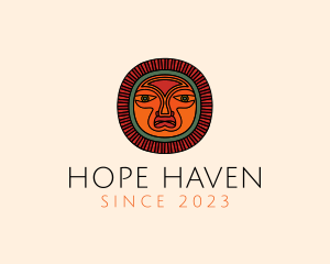 Mayan Ritual Mask logo