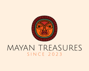 Mayan Ritual Mask logo