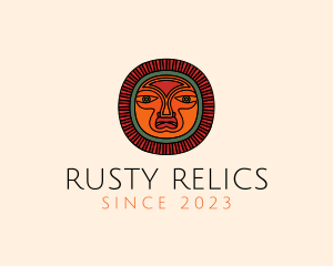 Mayan Ritual Mask logo design