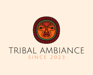 Mayan Ritual Mask logo design