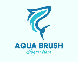 Ocean Shark Aquarium logo design