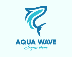 Ocean Shark Aquarium logo design