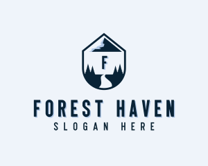 Forest Mountain Road logo design