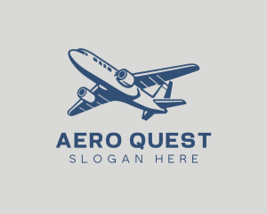 Airplane  Flight Travel logo