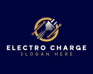 Industrial Electrical Plug logo design