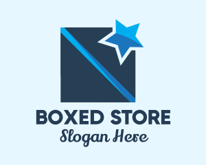 Blue Star Box logo design