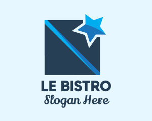 Blue Star Box logo design