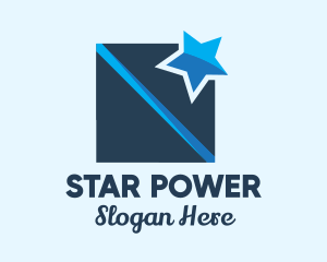 Blue Star Box logo design