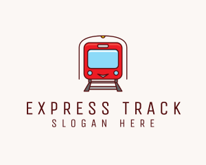 Train Rail Railway logo design