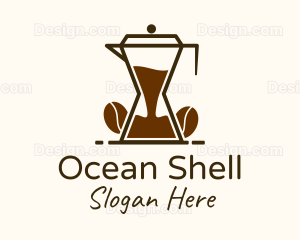 Hourglass Coffee  Pitcher Logo