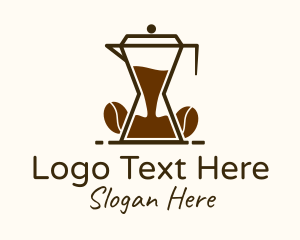 Hourglass Coffee  Pitcher  Logo