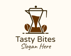 Hourglass Coffee  Pitcher  Logo