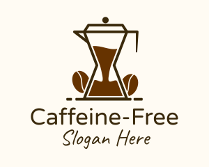 Hourglass Coffee  Pitcher  logo design