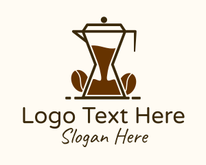 Arabica - Hourglass Coffee  Pitcher logo design