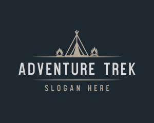 Campsite Adventure Travel logo design